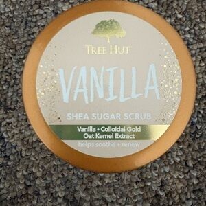 Tree Hut Vanilla Shea Sugar Scrub with Gold Accents